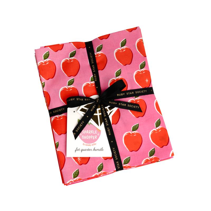 Sparkle Shopper - Fat Quarter Bundle, zoomed in. Select this picture to zoom back out.