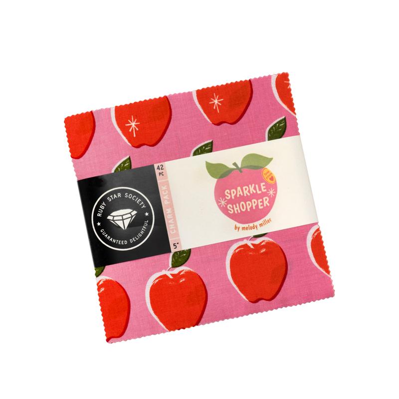 Sparkle Shopper - Charm Pack, zoomed in. Select this picture to zoom back out.