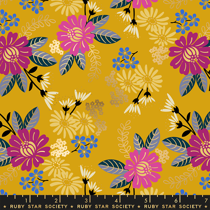 Reign Eminence Goldenrod - Quilt Fabric