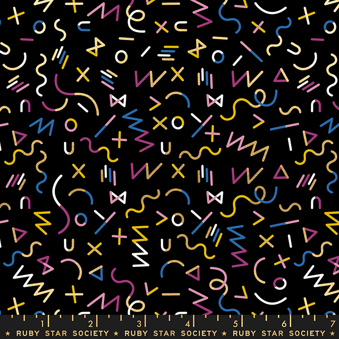 Reign Highness Black - Quilt Fabric