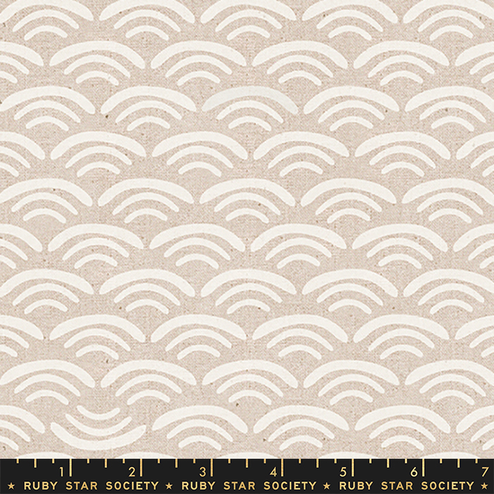 Koi Pond Canvas Natural - Quilt Fabric