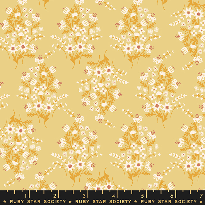 Sunbeam Wild Flower Child Sand - Quilt Fabric