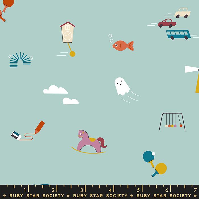 To And Fro - Here There Lily Pad - Quilt Fabric