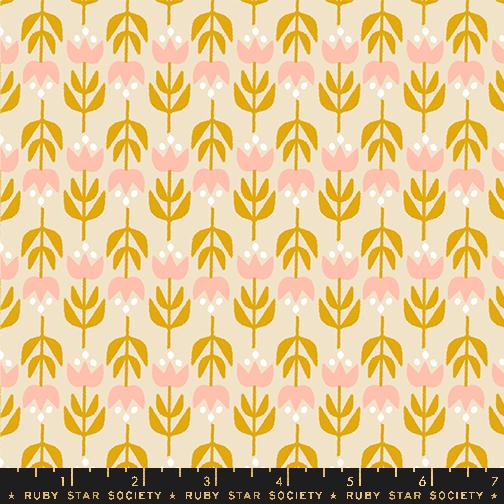 Woodland Park Flowers - Parchment - Quilt Fabric
