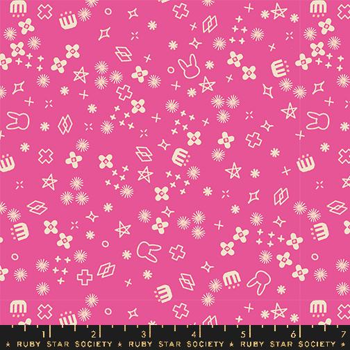 Woodland Park Raspberry - Quilt Fabric