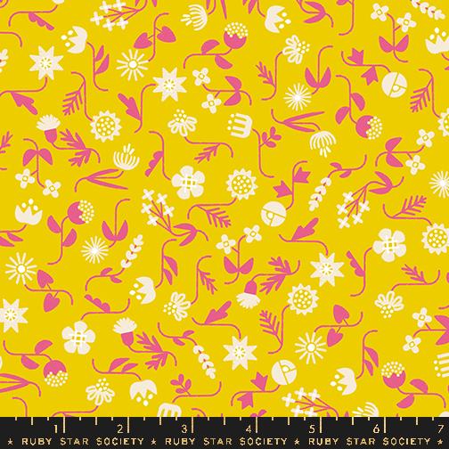 Salutations Floral Golden Hour - Quilt Fabric