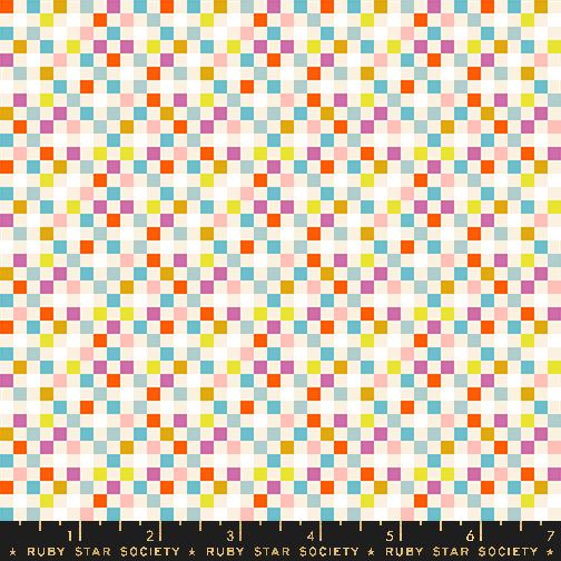 Washi Plus Pixel Natural - Quilt Fabric