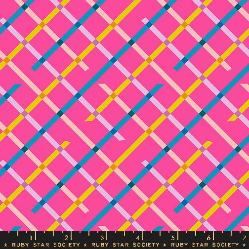 Washi Plus Grid Playful - Quilt Fabric