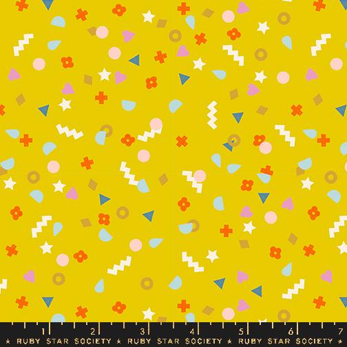 Washi Plus Retro Golden Hour - Quilt Fabric