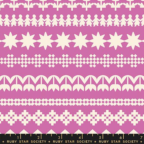 Paper Cuts 2 Chain Heliotrope - Quilt Fabric