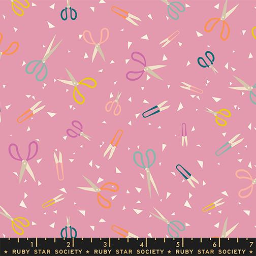 Paper Cuts 2 Supplies Plum - Quilt Fabric