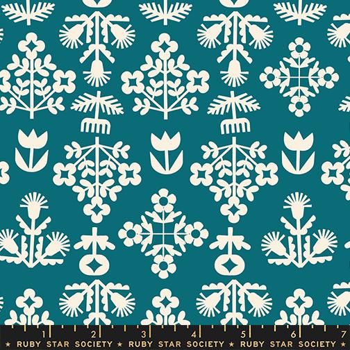 Paper Cuts 2 Floral Storytime - Quilt Fabric