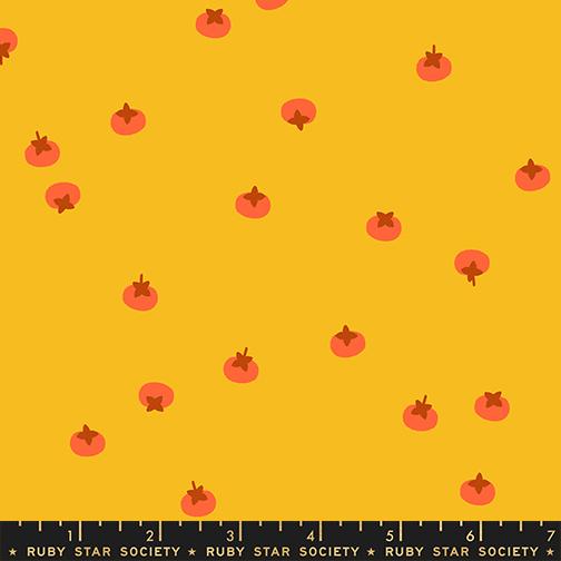 Persimmon Tomatoes Dandelion - Quilt Fabric