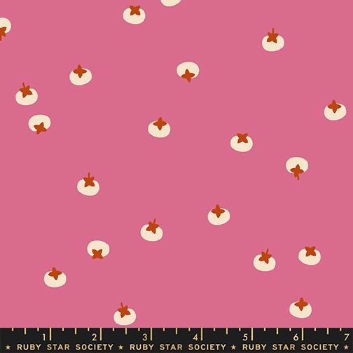 Persimmon Tomatoes Hibiscus - Quilt Fabric