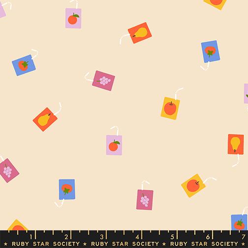 Persimmon Juice Box Shell - Quilt Fabric