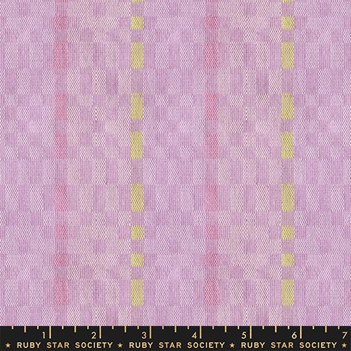 Lofi Loom Wovens Macaron Weave - Quilt Fabric, zoomed in. Select this picture to zoom back out.