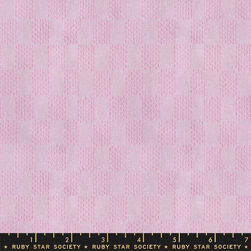 Lofi Loom Wovens Macaron Geometric - Quilt Fabric, zoomed in. Select this picture to zoom back out.