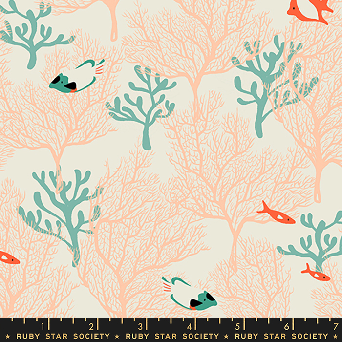 Florida Volume 2 Shell - Reef Ocean - Quilt Fabric