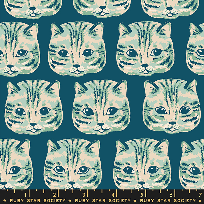 Reading Nook Galaxy - Meow Meow 2 - Quilt Fabric