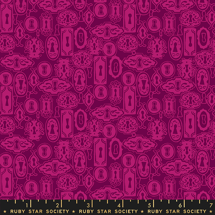 Reading Nook Purple Velvet - Quilt Fabric