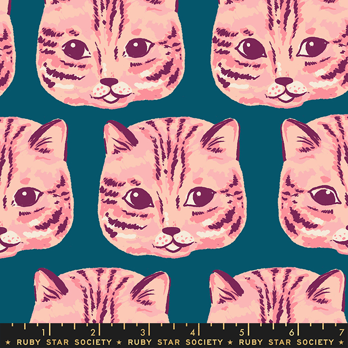 Reading Nook Galaxy - Meow Meow 1 - Quilt Fabric