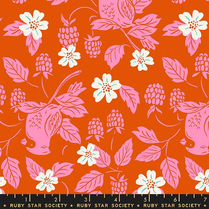 Backyard Cardinal Fire - Quilt Fabric