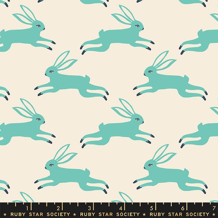 Backyard Bunny Run Icebox - Quilt Fabric