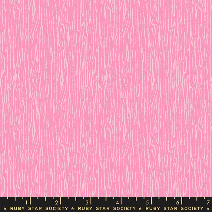 Backyard Tree Bark Flamingo - Quilt Fabric