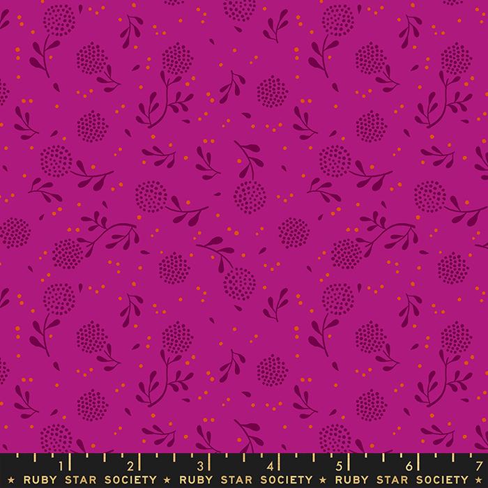 Backyard Dandelion Berry - Quilt Fabric