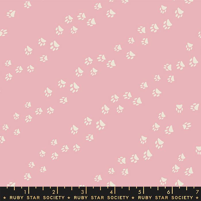 Dog Park Paws - Lavender - Quilt Fabric