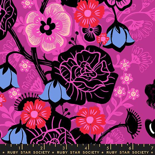 Hello Alice Damask Berry - Quilt Fabric