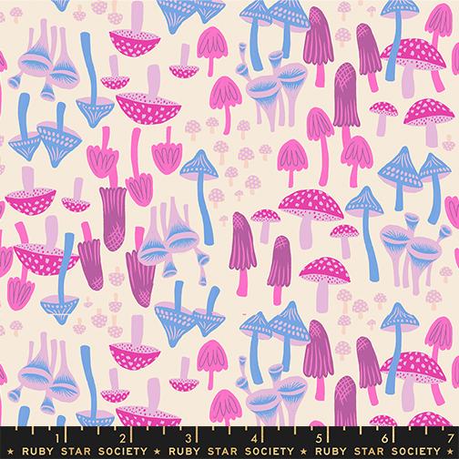 Hello Alice Mushroom Shell - Quilt Fabric