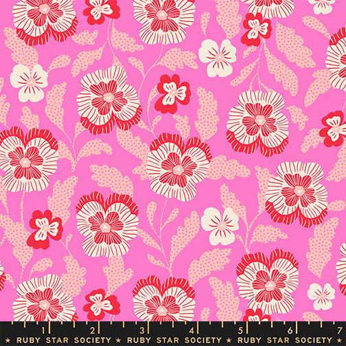 Hello Alice Violets Lipstick - Quilt Fabric