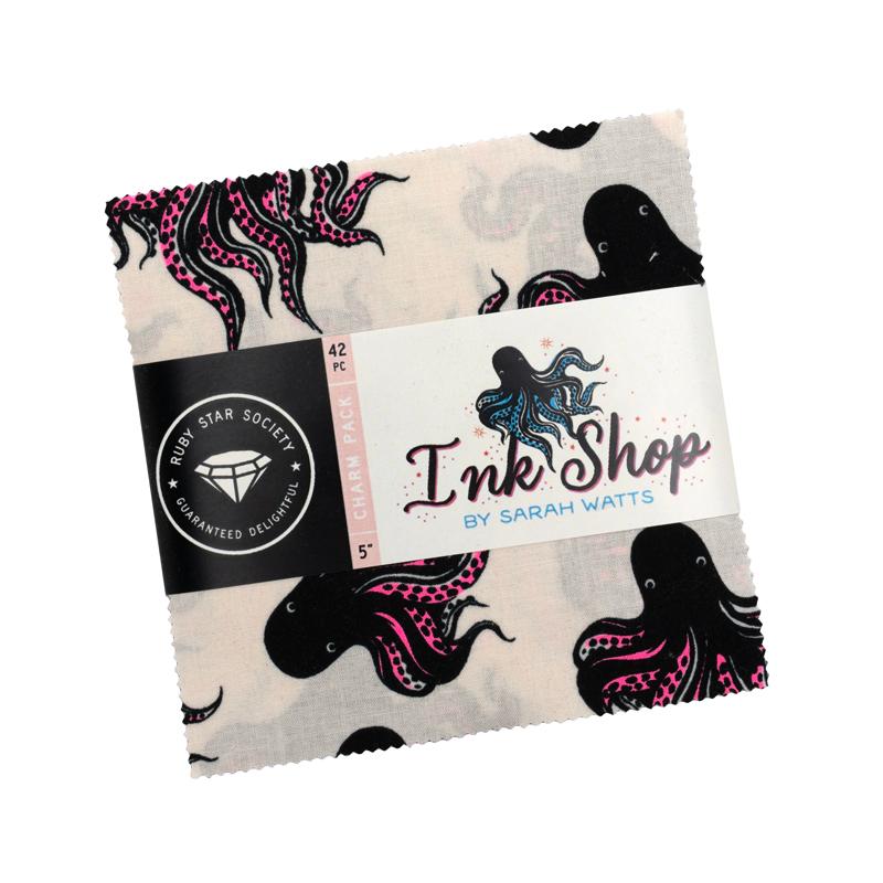 Ink Shop - Charm Pack, zoomed in. Select this picture to zoom back out.