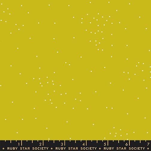 Ink Shop Dots Pistachio - Quilt Fabric, zoomed in. Select this picture to zoom back out.