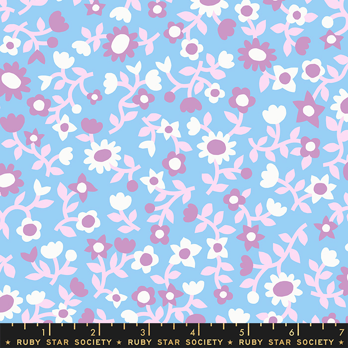 Petunia Hydrangea - Paper Garden Flower - Quilt Fabric