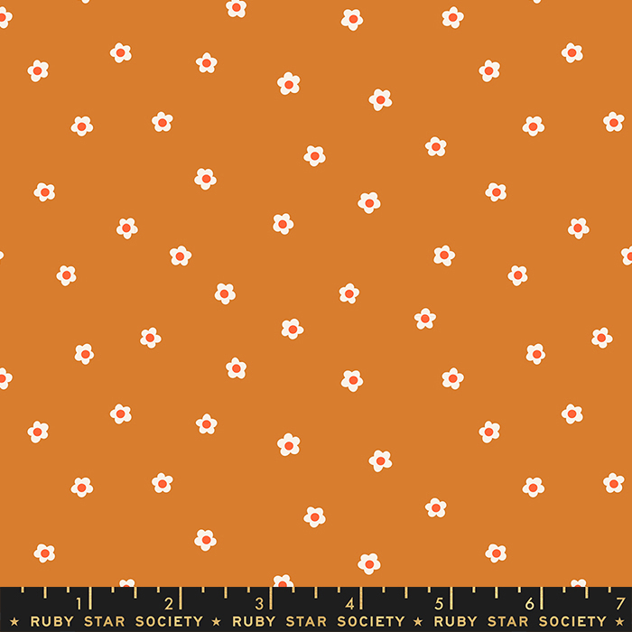 Lil Pocket Posy Caramel - Quilt Fabric