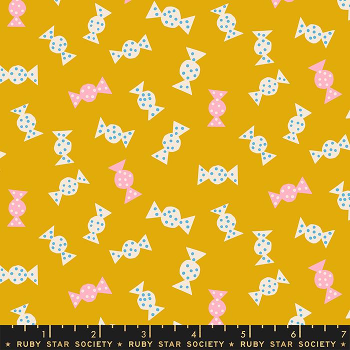 Novelty Candy - Goldenrod - Quilt Fabric