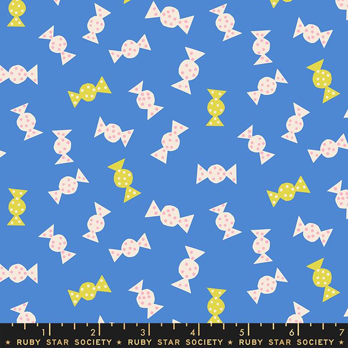 Novelty Candy - Royal Blue - Quilt Fabric