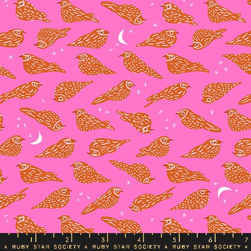 Bird Is The Word Lipstick - Quilt Fabric