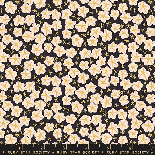 Bird Is The Word Soft Black - Quilt Fabric