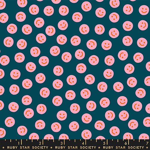 Egg and Friends Smile Galaxy - Quilt Fabric