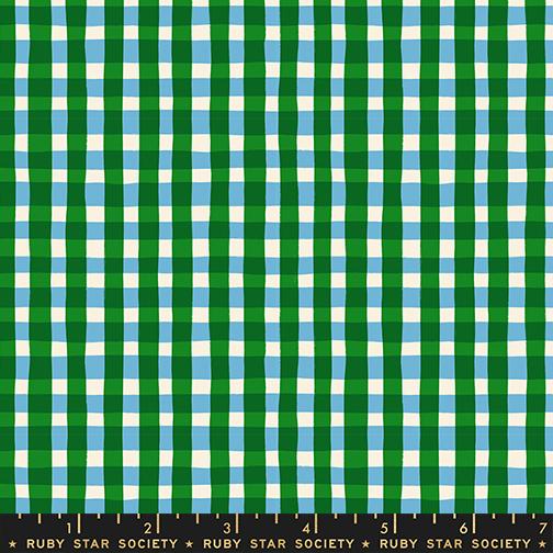 Egg and Friends Gingham Verdant - Quilt Fabric