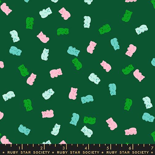 Merry Happy Gummy Bears Jade - Quilt Fabric