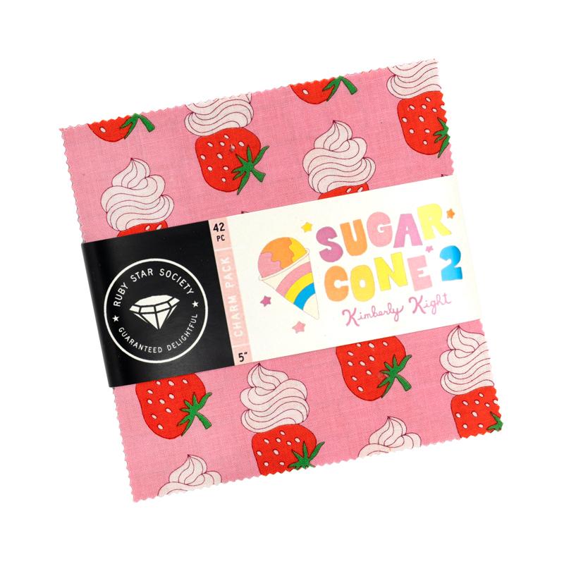 Sugar Cone 2 - Charm Pack, zoomed in. Select this picture to zoom back out.