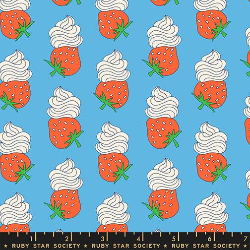 Sugar Cone 2 Berries Altitude - Quilt Fabric, zoomed in. Select this picture to zoom back out.