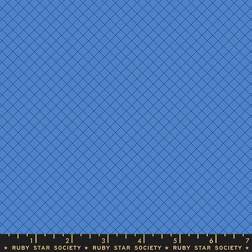 Sugar Cone 2 Tile Royal Blue - Quilt Fabric, zoomed in. Select this picture to zoom back out.