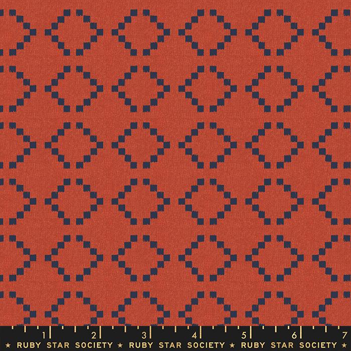 Warp and Weft Wovens Persimmon - Parade - Quilt Fabric