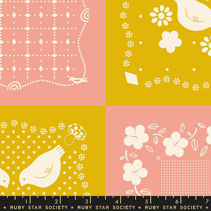 Sugar Maple Panel Goldenrod - Quilt Panel