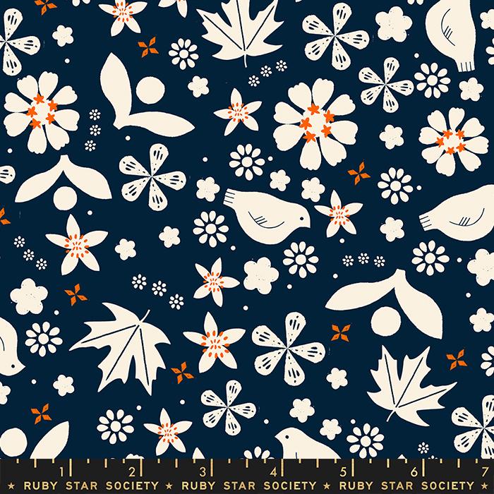 Sugar Maple Navy - Quilt Fabric
